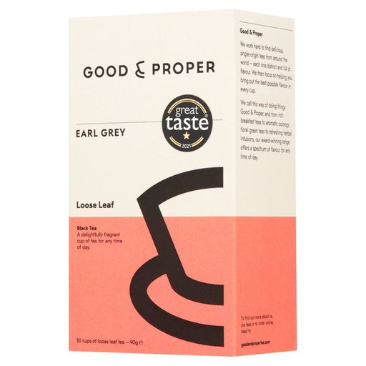 Good & Proper Tea - Loose Leaf Earl Grey Tea 90g Botiga