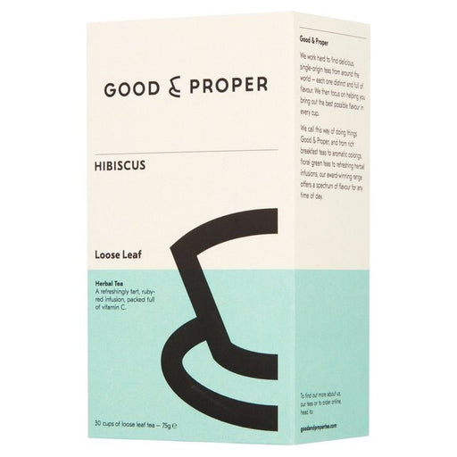 Good & Proper Tea - Loose Leaf Hibiscus Tea 75g Botiga