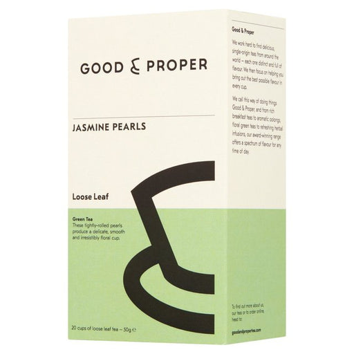 Good & Proper Tea - Loose Leaf Jasmine Pearls Green Tea 50g Botiga