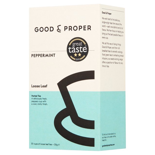 Good & Proper Tea - Loose Leaf Peppermint Tea 30g Botiga
