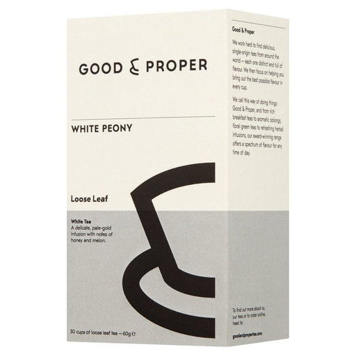 Good & Proper Tea - Loose Leaf White Peony White Tea 60g Botiga