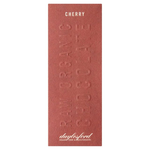 Daylesford Organic Raw Chocolate Bar - Sour Cherry 50g Botiga