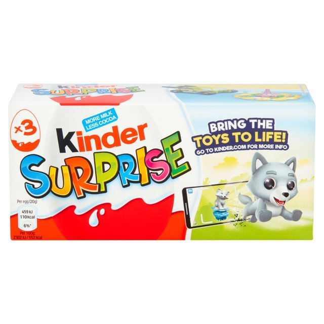 Kinder Surprise Eggs 3 per pack Botiga