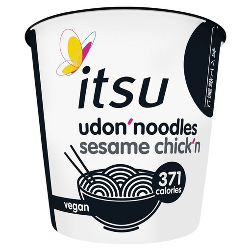 itsu sesame chick'n udon noodles pot 186g Botiga