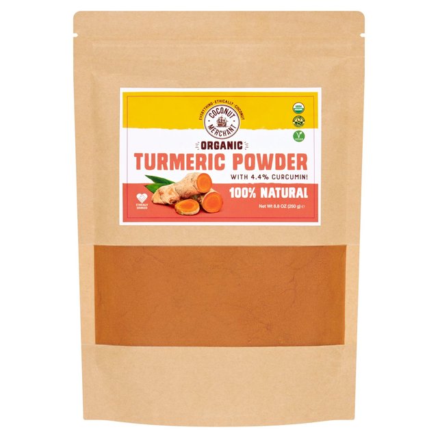 Coconut Merchant Naturals Organic Turmeric Powder 250g Botiga