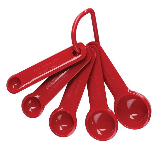 KitchenAid Universal Measuring Spoon Set, Red N/A Botiga