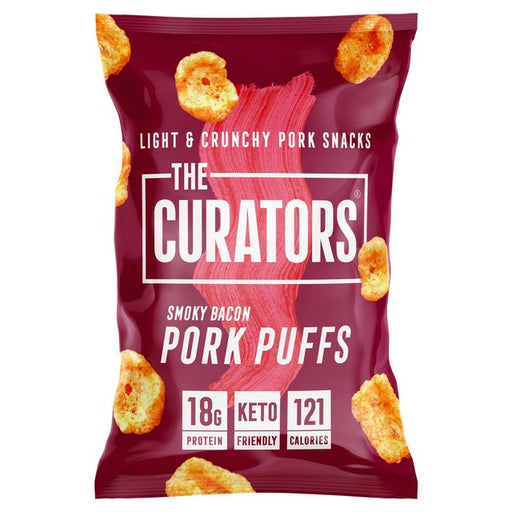 The Curators Smoky Bacon Pork Puffs 25g Botiga