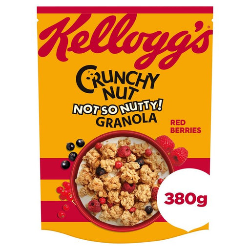 Kellogg's Crunchy Nut Not So Nutty Red Berries Granola 380g Botiga