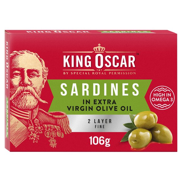 Sardines in Extra Virgin Olive Oil - King Oscar 106g Botiga