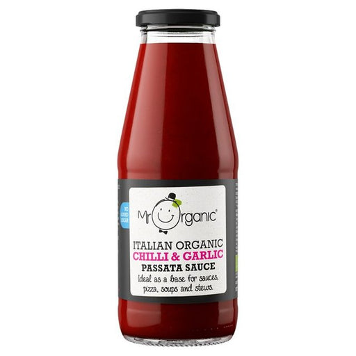 Mr Organic Chilli & Garlic Passata Sauce 400g Botiga