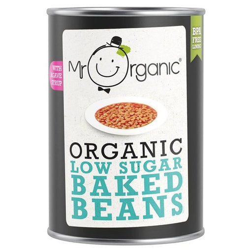 Mr Organic Low Sugar Baked Beans 400g Botiga