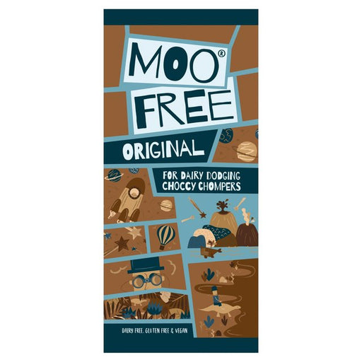 Moo Free Dairy Free Vegan Original Chocolate Bar 80g Botiga