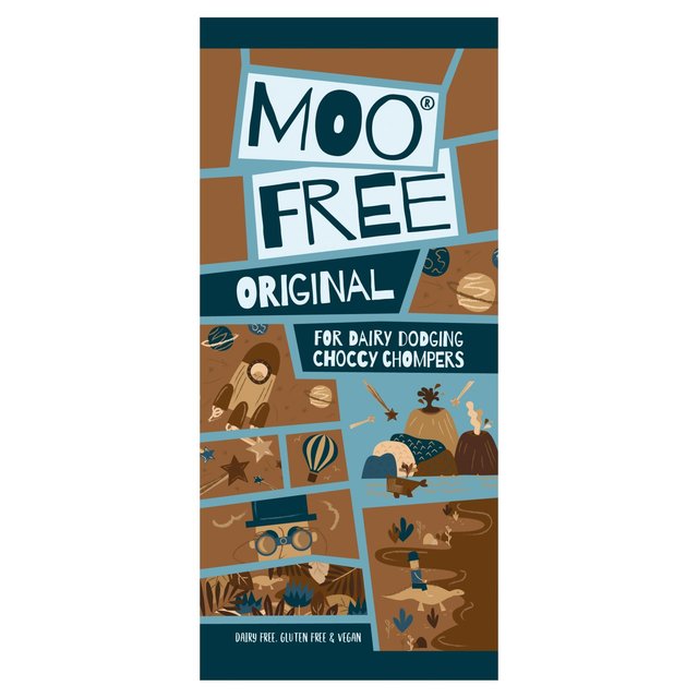 Moo Free Dairy Free Vegan Original Chocolate Bar 80g Botiga