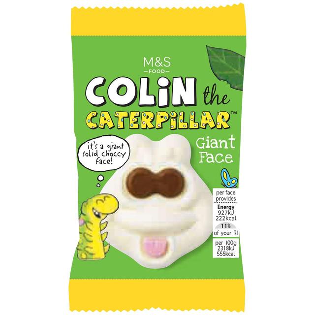 M&S Colin the Caterpillar Giant Chocolate Face 40g Botiga