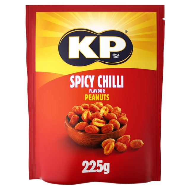 KP Spicy Chilli Peanuts 225g Botiga