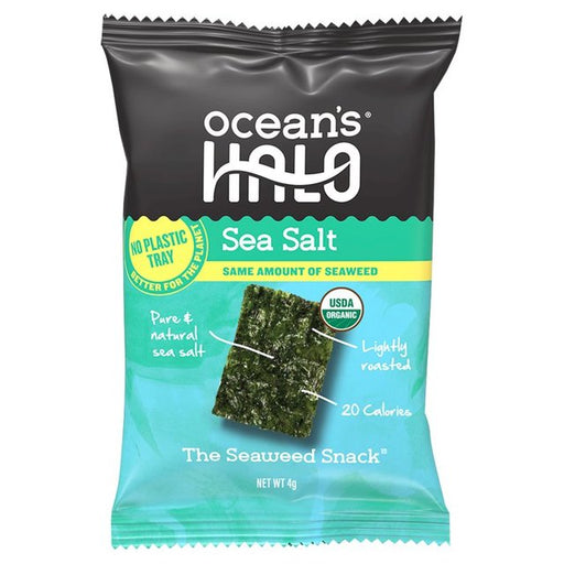 Ocean's Halo Sea Salt Seaweed Snack 4g Botiga