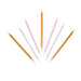 Pink, White & Gold Birthday Candles 16 per pack Botiga