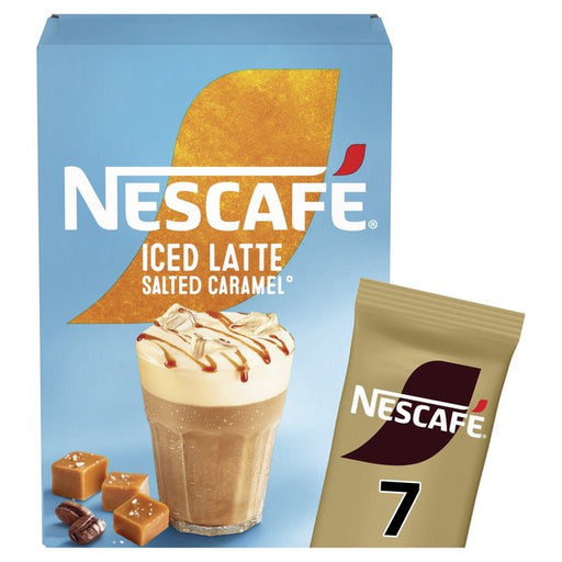 Nescafe Gold Iced Salted Caramel Latte 7 per pack Botiga