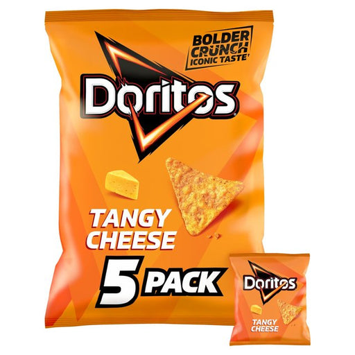 Doritos Tangy Cheese Tortilla Chips Multipack Crisps 5 per pack Botiga