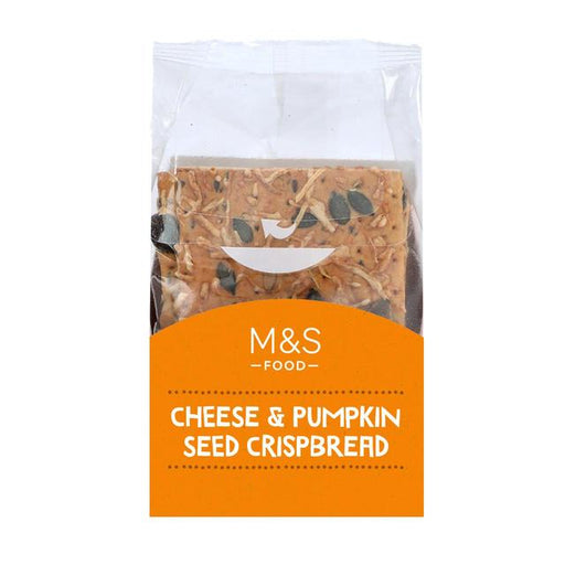 M&S Oven Baked Cheese & Pumpkin Seed Crispbread 200g Botiga