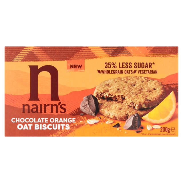 Nairn's Dark Chocolate & Orange Oat Biscuits 200g Botiga