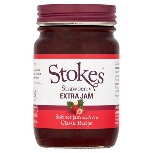 Stokes Strawberry Extra Jam 340g Botiga