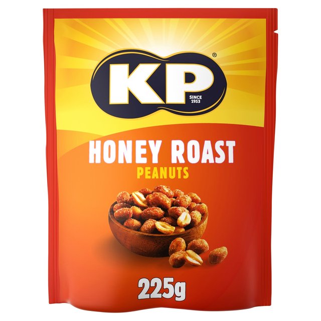 KP Honey Roast Peanuts 225g Botiga