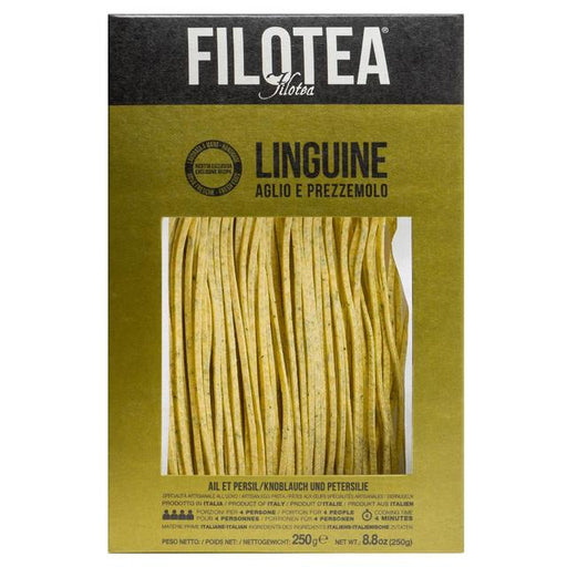 Filotea Garlic & Parsley Linguine Egg Pasta 250g Botiga