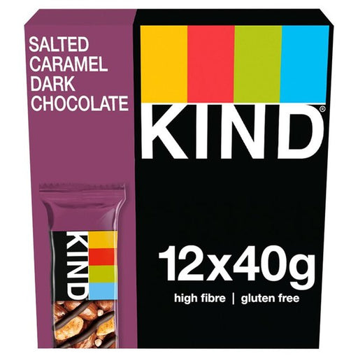 KIND Salted Caramel Dark Chocolate 12 Pack 12 x 40g Botiga