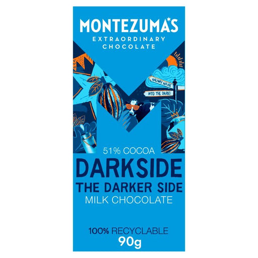 Montezuma's Darkside Milk Chocolate 51% Cocoa 90g Botiga