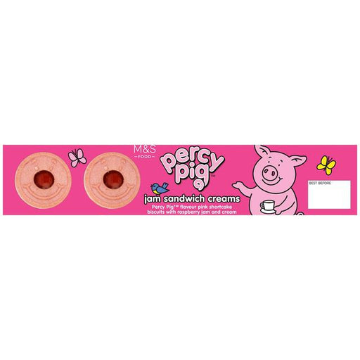 M&S Percy Pig Jam Sandwich Creams 150g Botiga