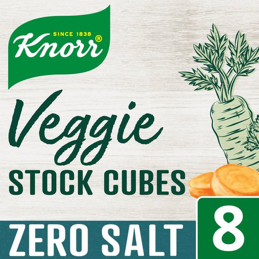 Knorr 8 Vegetable Zero Salt Stock Cubes 72g Botiga