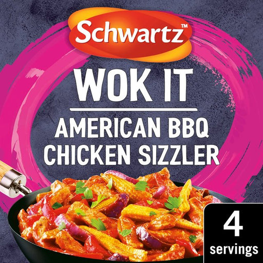 Schwartz Wok It American BBQ Chicken Sizzler 35g Botiga