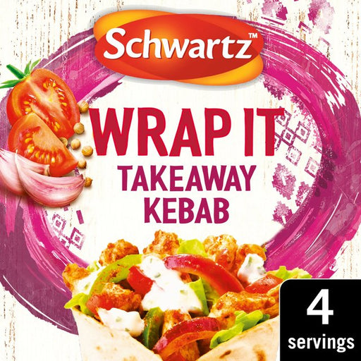 Schwartz Wrap It Takeaway Kebab Recipe Mix 30g Botiga