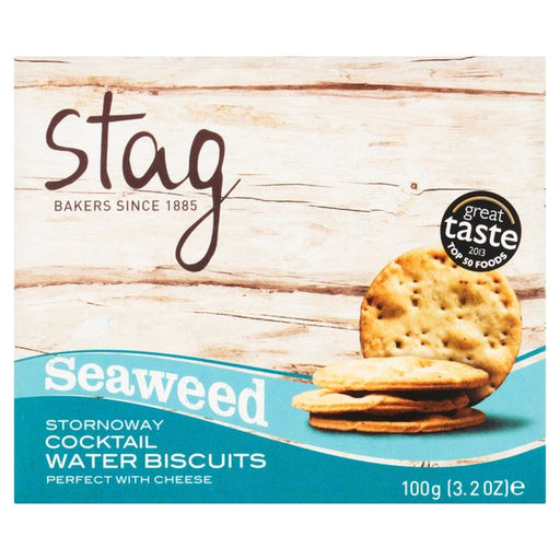Stag Bakeries Cocktail Seaweed Water Biscuits 100g Botiga