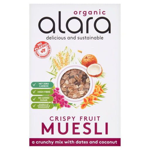 Alara Organic Crispy Fruit Muesli 550g Botiga