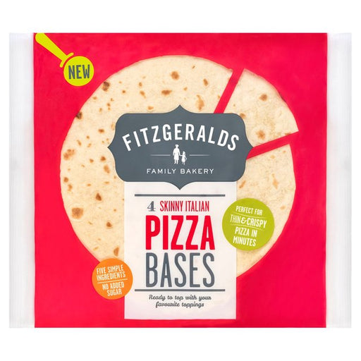 Fitzgeralds Skinny Italian Pizza Bases 4 per pack Botiga