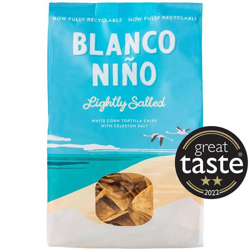 Blanco Nino Lightly Salted White Corn Tortilla Chips 170g Botiga