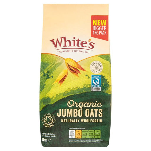 White's Organic Jumbo Oats 1kg Botiga