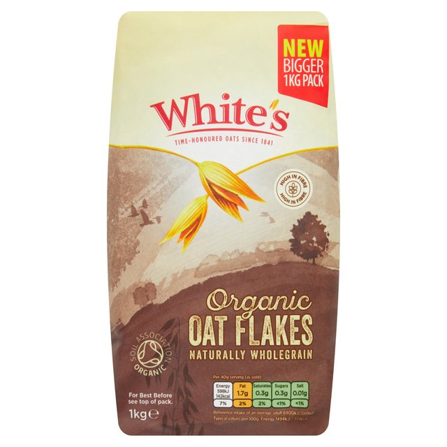 White's Organic Oat Flakes 1kg Botiga