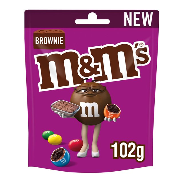 M&M's Brownie Bites Milk Chocolate Pouch Bag 102g Botiga