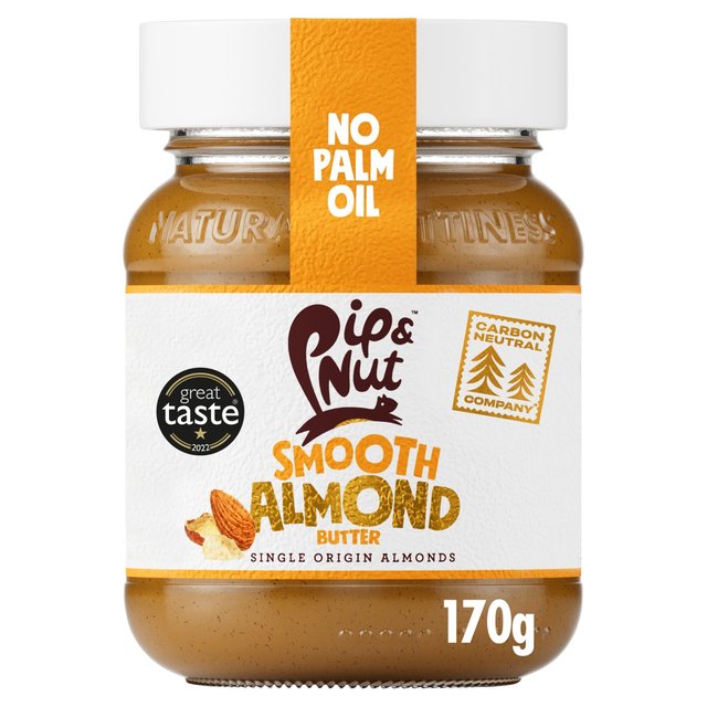 Pip & Nut Smooth Almond Butter 170g Botiga