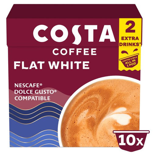 Costa Coffee Nescafe Dolce Gusto Compatible Flat White 10 per pack Botiga