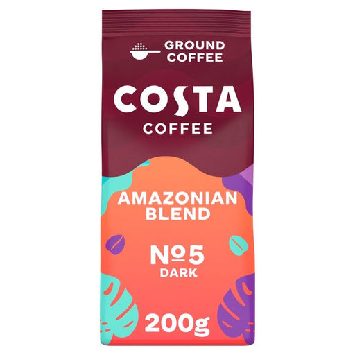 Costa Coffee Ground Intensely Dark Amazonian Blend 200g Botiga