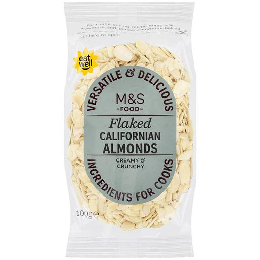 M&S Flaked Californian Almonds 100g Botiga