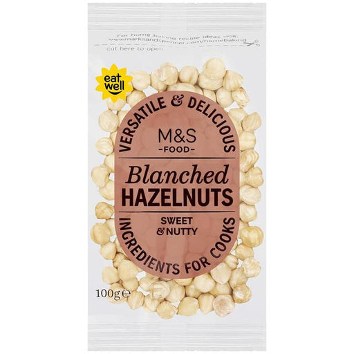 M&S Blanched Hazelnuts 100g Botiga