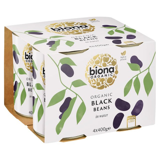 Biona Organic Black Beans 4 x 400g Botiga