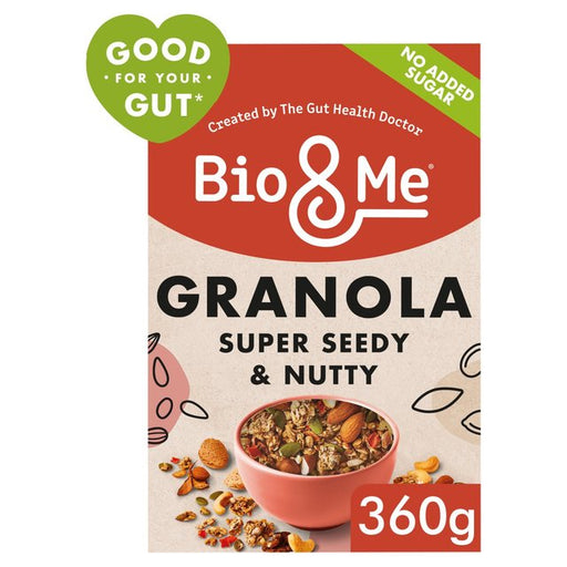 Bio&Me Granola Super Seedy & Nutty Gut-Loving Prebiotic 360g Botiga