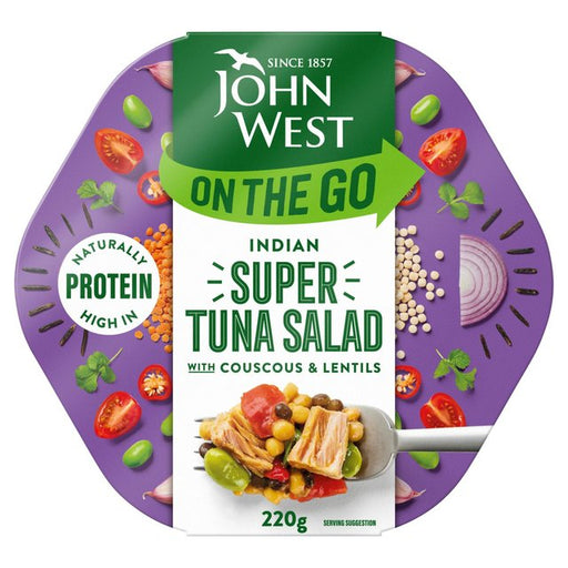 John West On The Go Indian Super Tuna Salad 220g Botiga