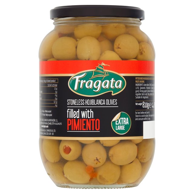 Fragata Pimiento Filled Olives 810g Botiga